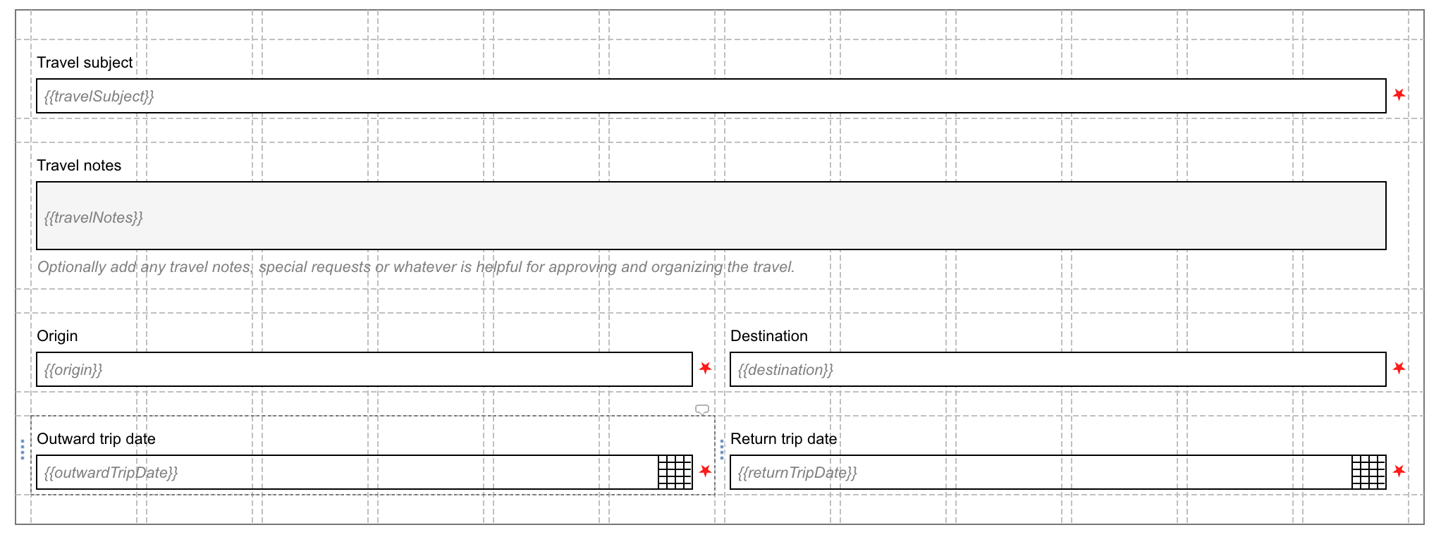 Case start form