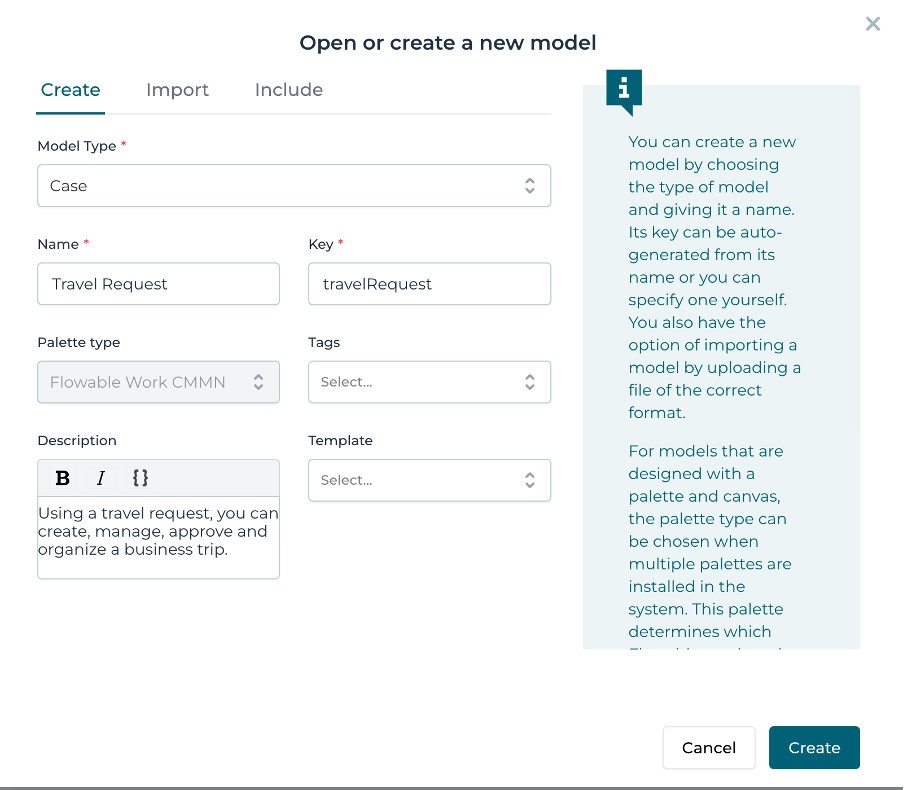 Create a case model
