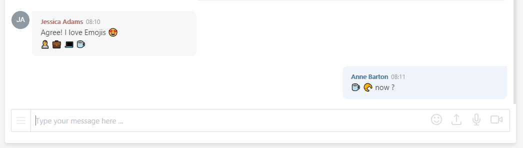 329 emoji message